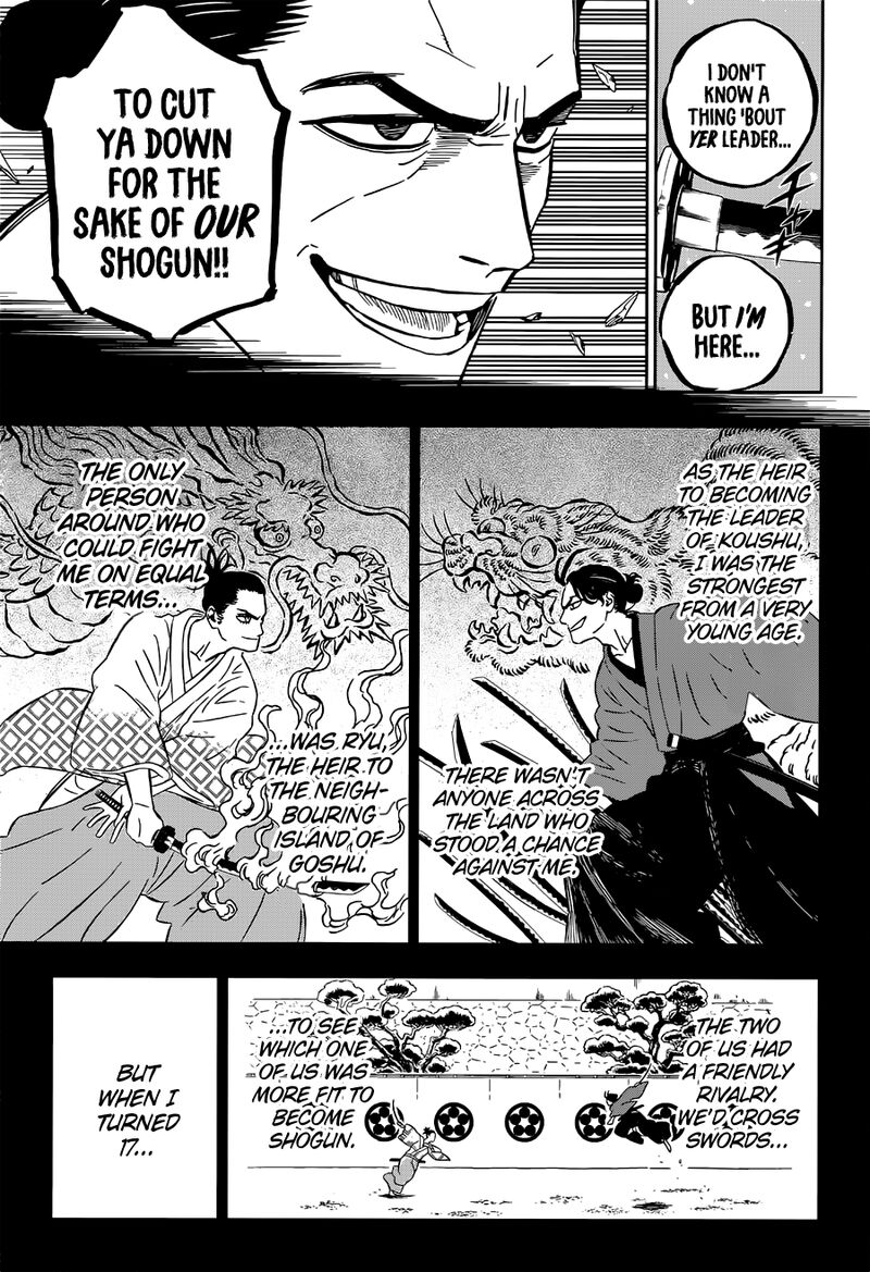Black Clover Chapter 351 page 6 - Chapter 351: With the Shogun of the Hino Country