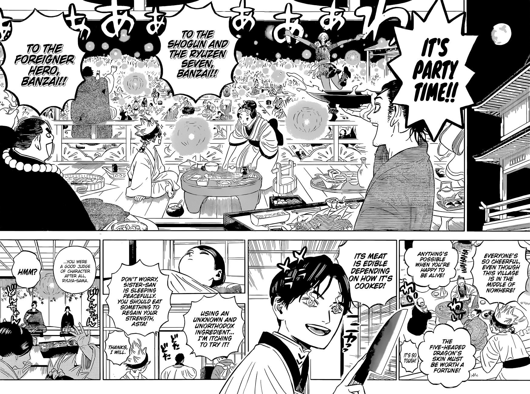 Black Clover Chapter 353 page 4 - Chapter 353: Banquet in Full Swing