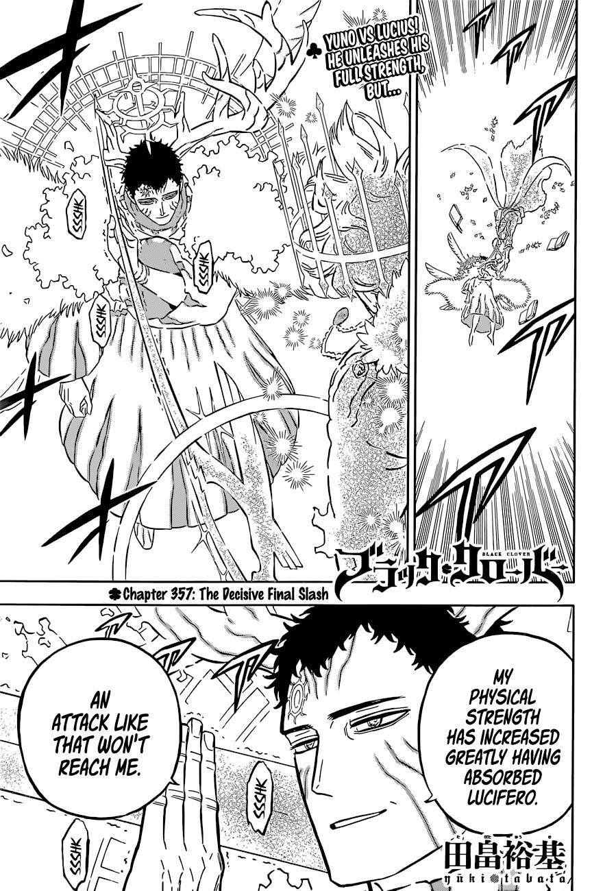 Black Clover Chapter 357 page 1 - Chapter 357: The Final Slash