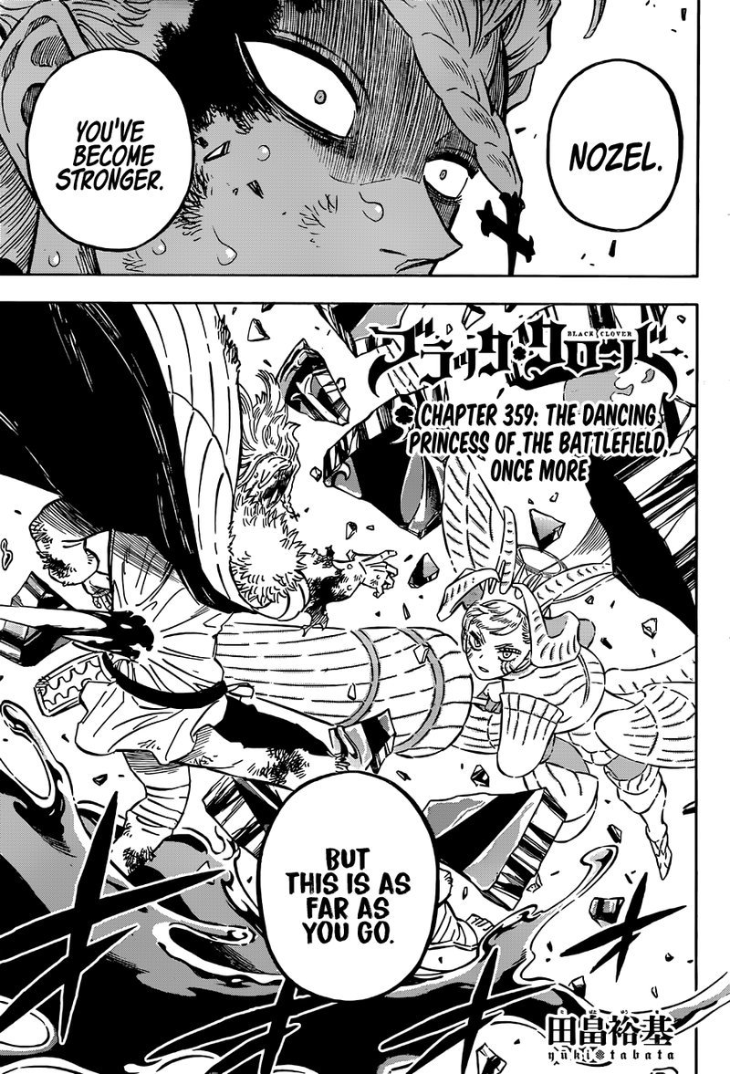 Black Clover Chapter 359 page 1 - Chapter 359: The Dancing Princess of the Battlefield Returns