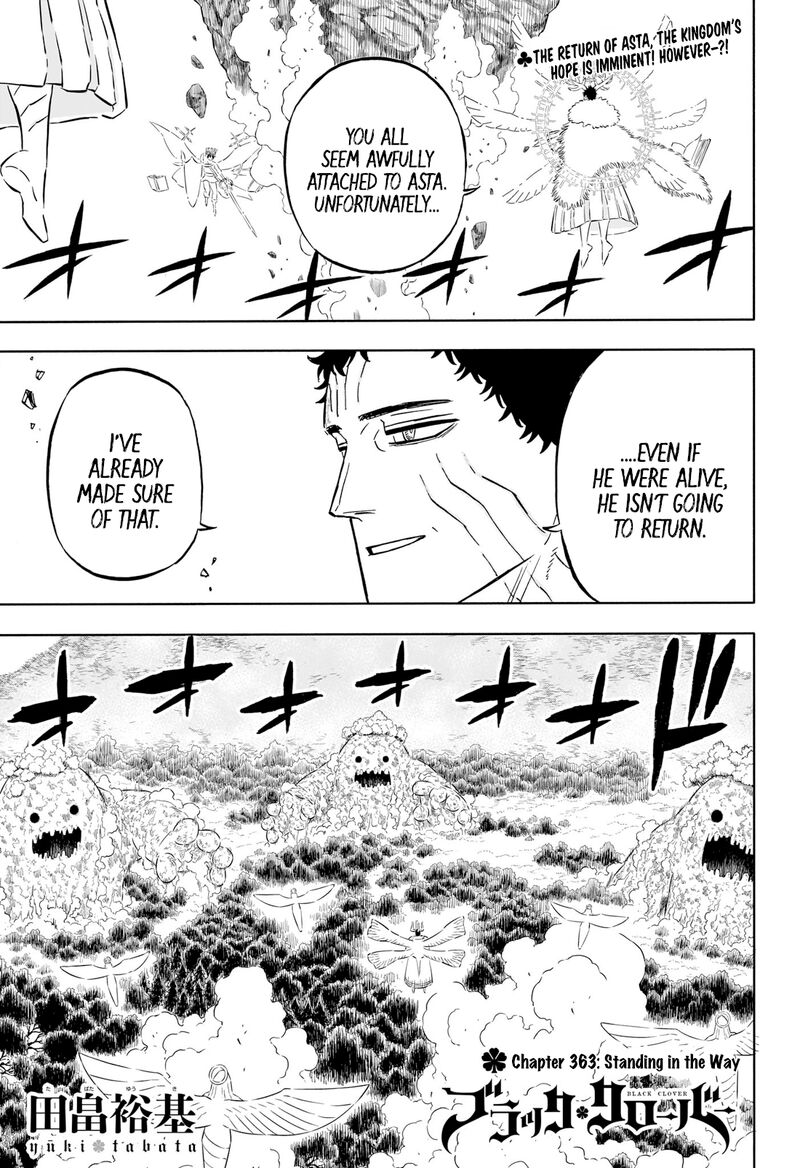 Black Clover Chapter 363 page 1 - Chapter 363: In the Way
