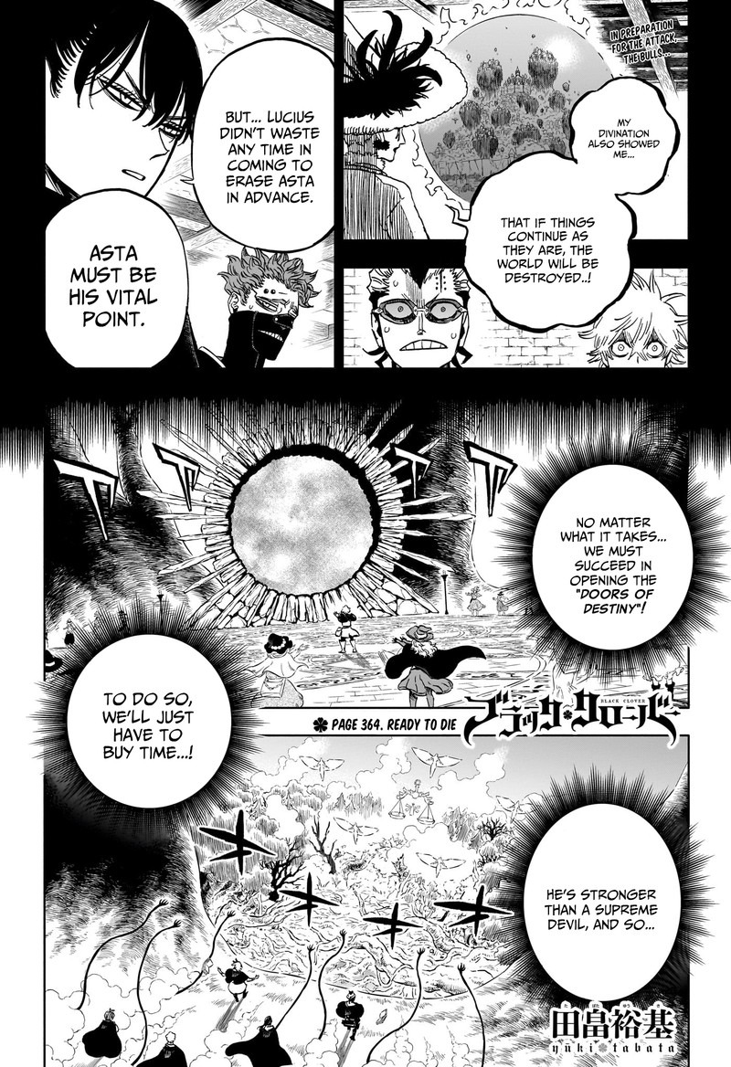 Black Clover Chapter 364 page 1 - Chapter 364: Do or Die