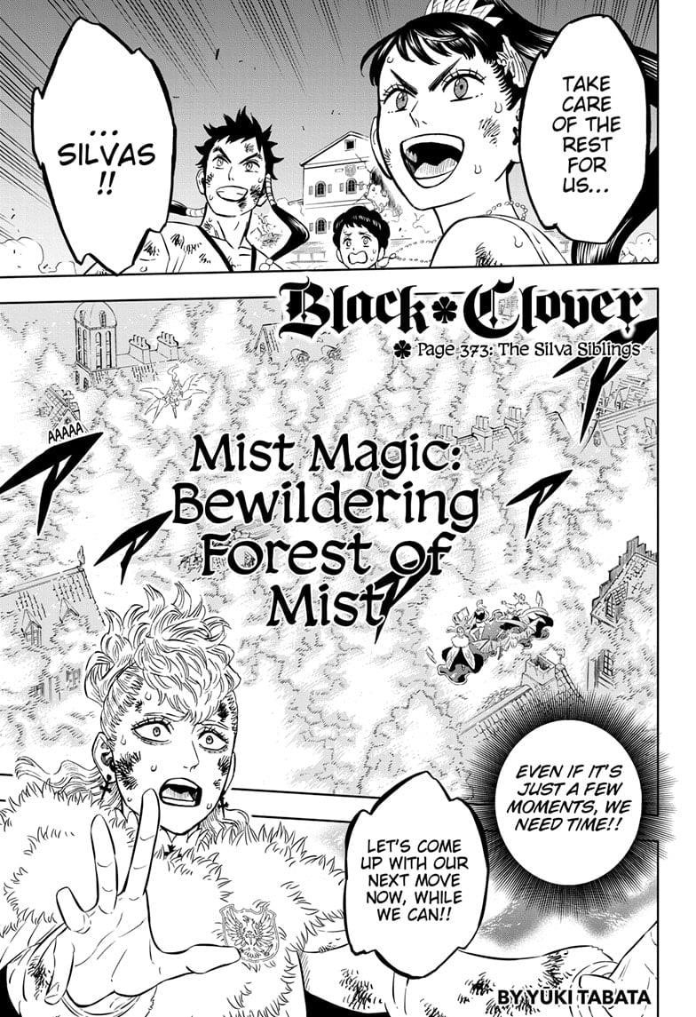 Black Clover Chapter 373 page 1 - Chapter 373: The Silva Siblings