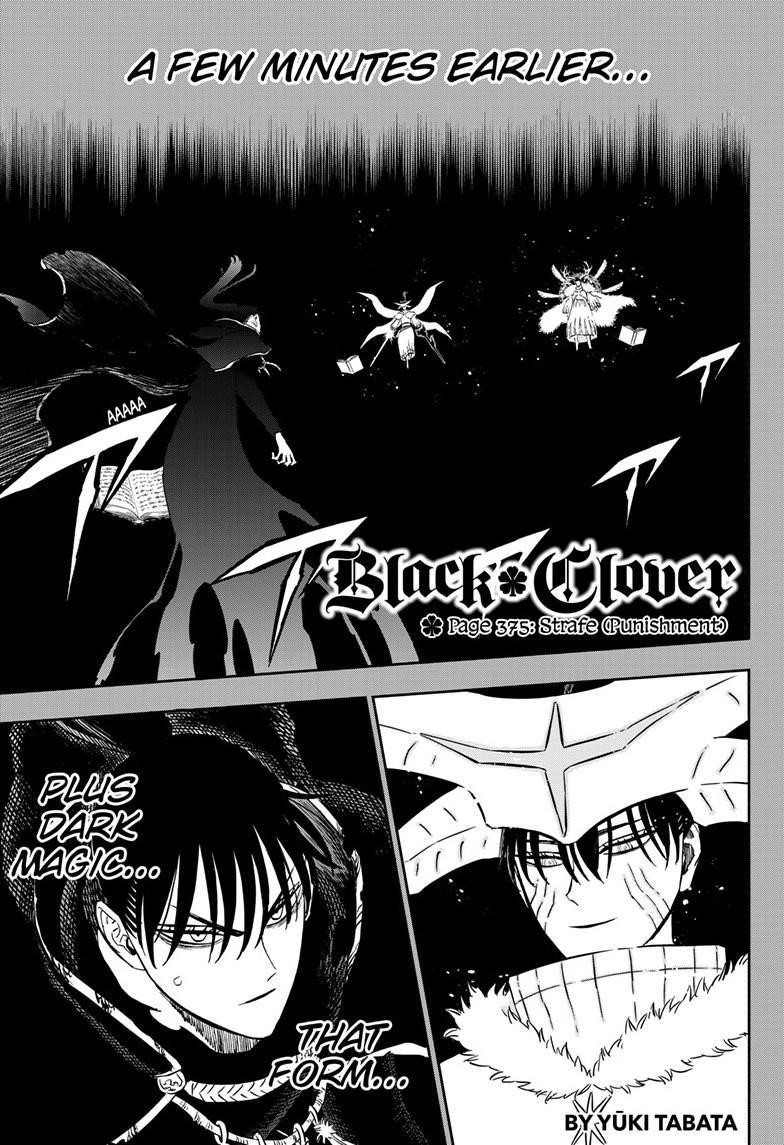 Black Clover Chapter 375 page 1 - Chapter 375: Strafe
