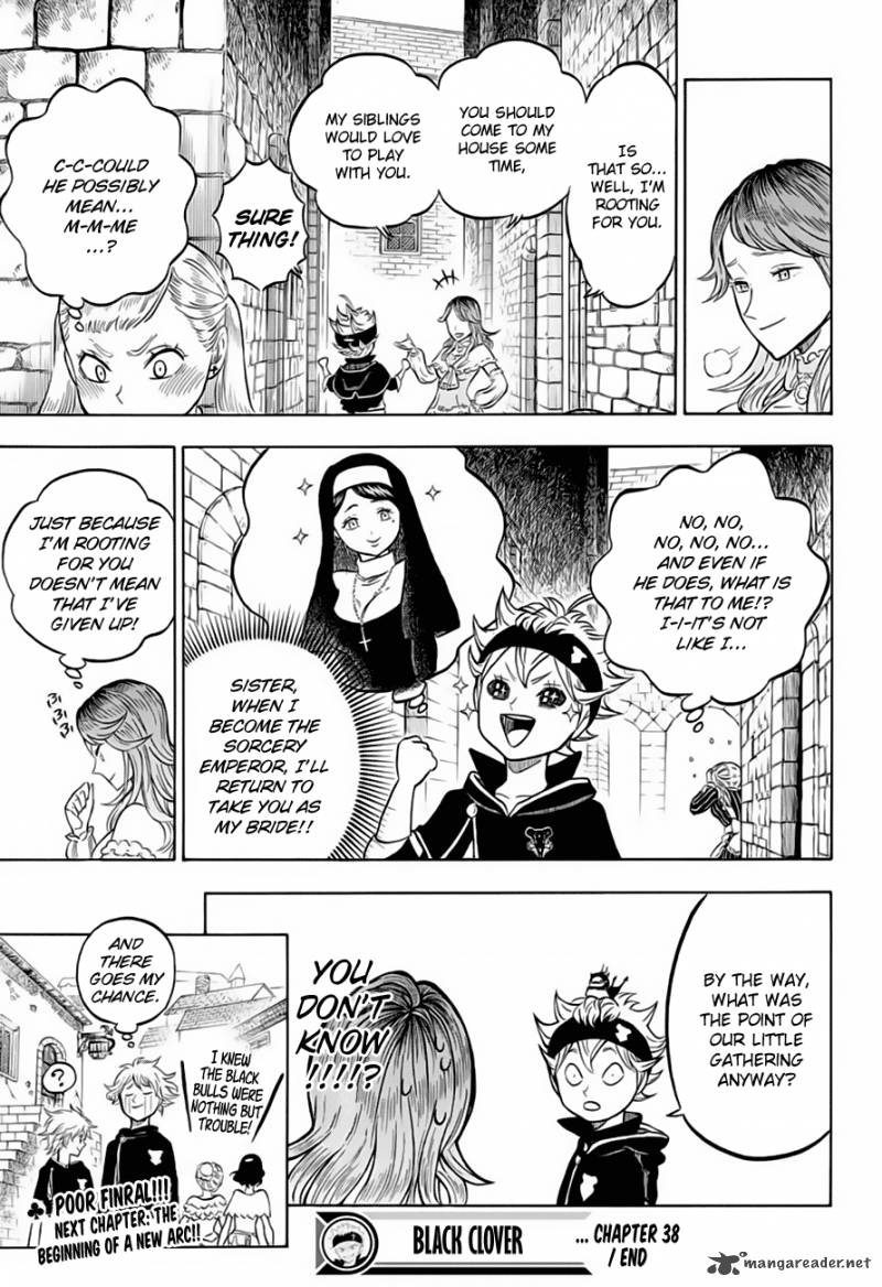 Black Clover Chapter 38 page 17 - Chapter 38: The One Set in My Heart