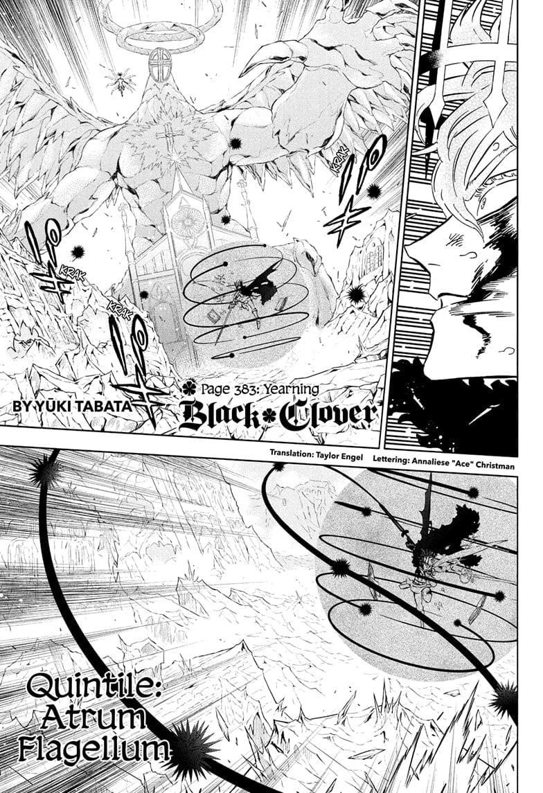 Black Clover Chapter 383 page 1 - Chapter 383: Yearning