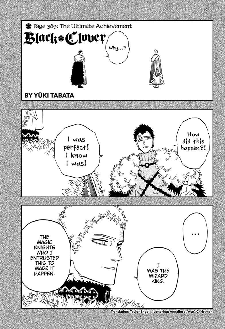 Black Clover Chapter 389 page 1 - Chapter 389: The Ultimate Achievement