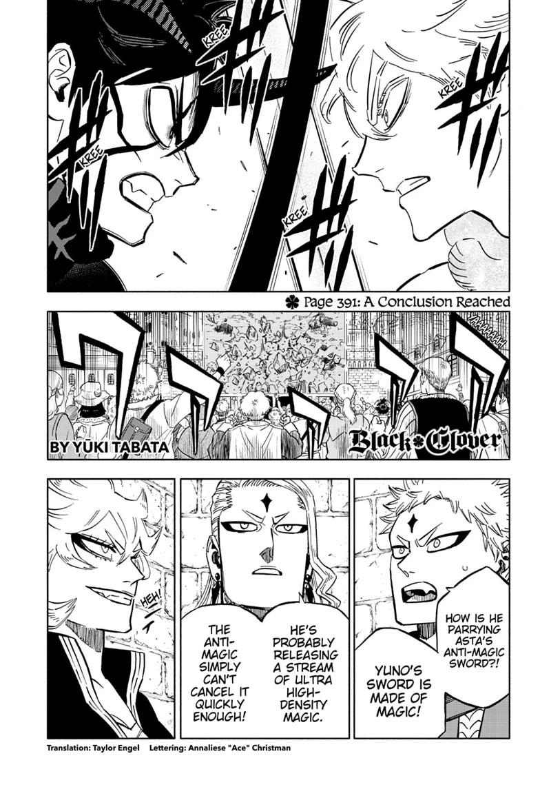 Black Clover Chapter 391 page 1 - Chapter 391