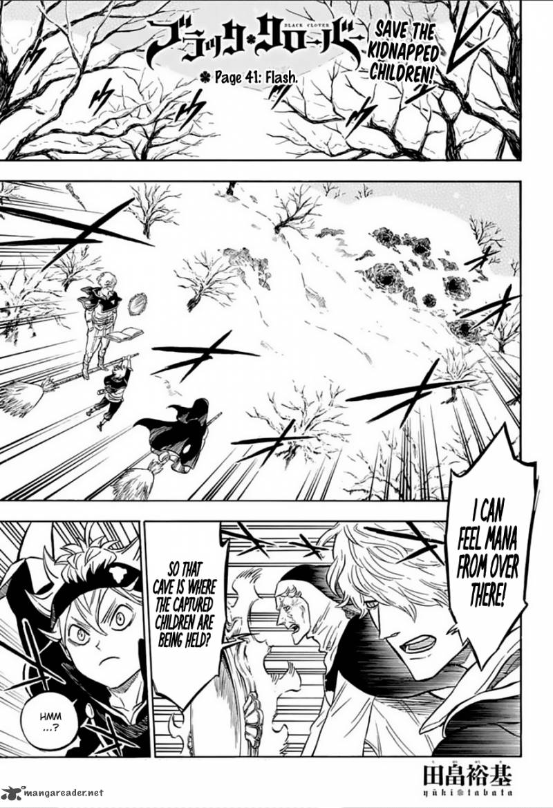 Black Clover Chapter 41 page 1 - Chapter 41: Flash