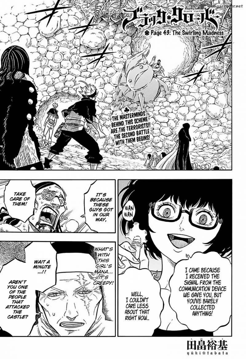 Black Clover Chapter 43 page 1 - Chapter 43: Explosion of Malice