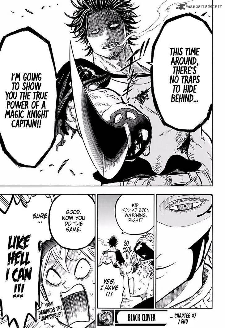 Black Clover Chapter 47 page 17 - Chapter 47: Light Magic vs. Dark Magic