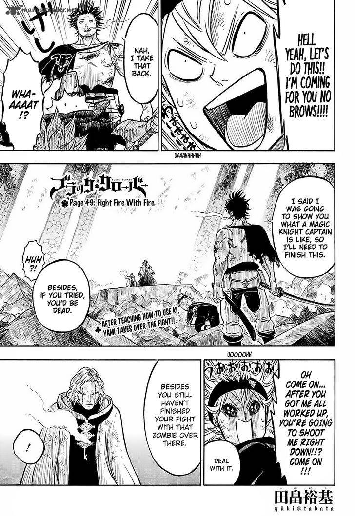 Black Clover Chapter 49 page 1 - Chapter 49: Sin for Sin
