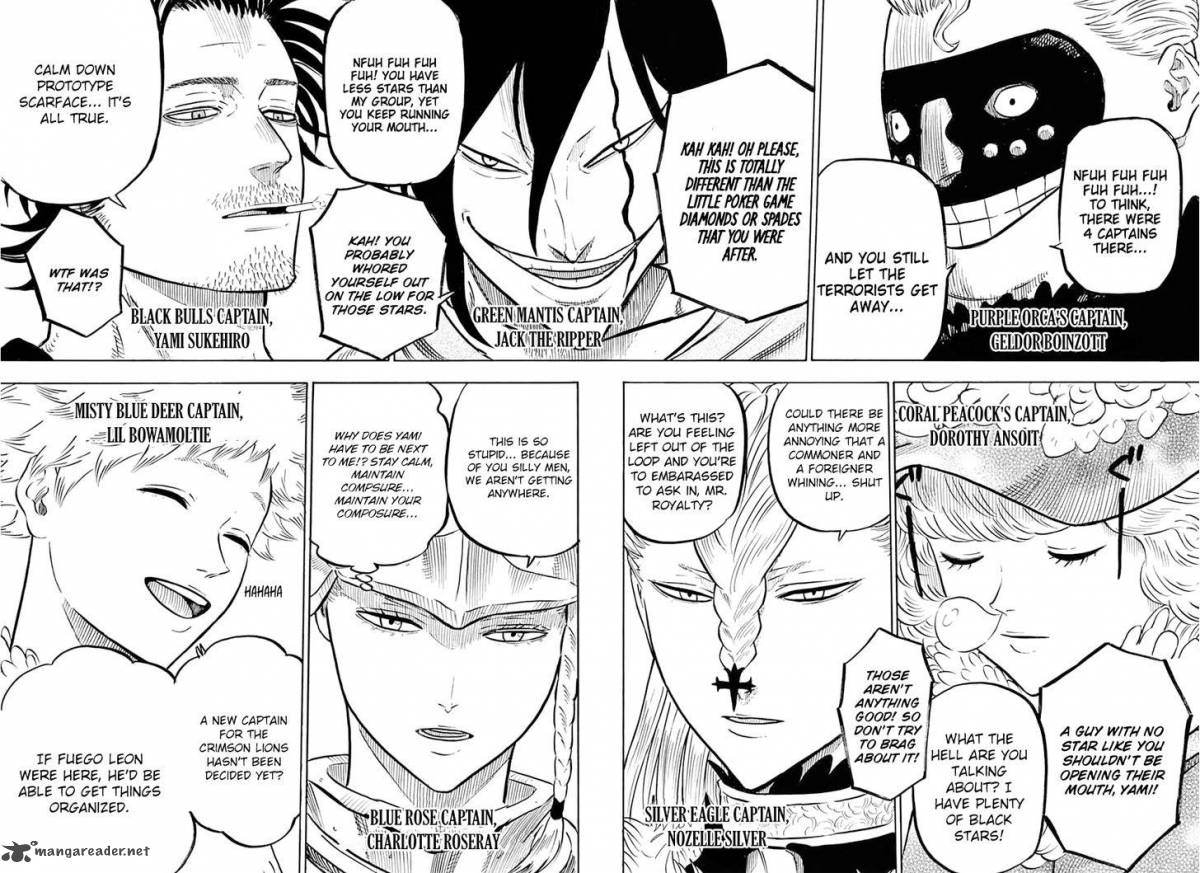 Black Clover Chapter 54 page 7 - Chapter 54: A Meeting of the Magic Knight Captains