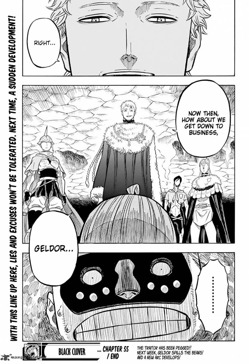 Black Clover Chapter 55 page 17 - Chapter 55: The Captains and the Peasant Boy