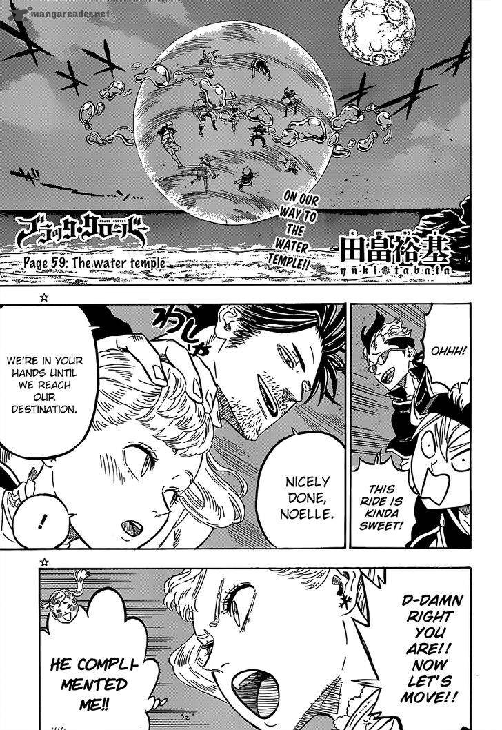 Black Clover Chapter 59 page 1 - Chapter 59: Seabed Temple