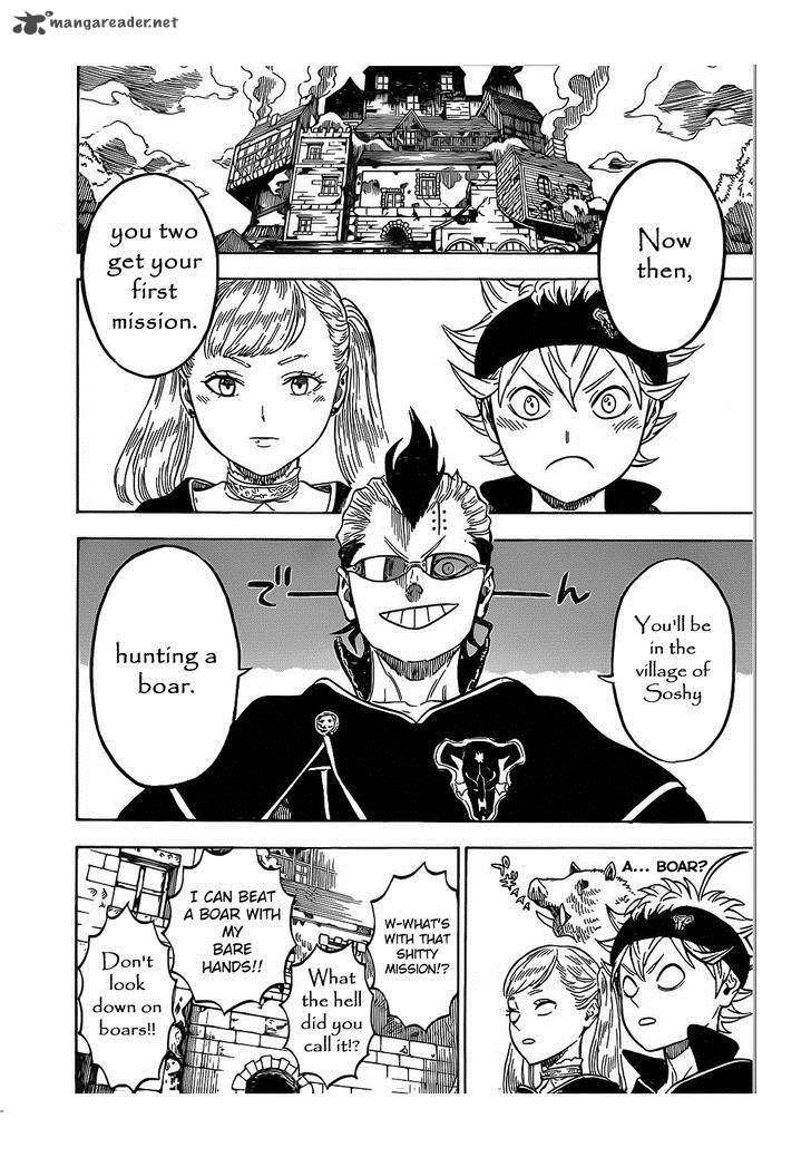 Black Clover Chapter 6 page 4 - Chapter 6: Go! Go! First Mission