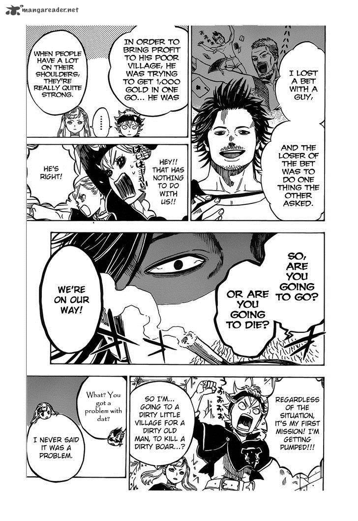 Black Clover Chapter 6 page 5 - Chapter 6: Go! Go! First Mission