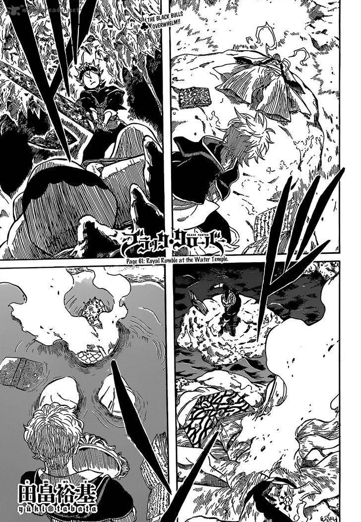 Black Clover Chapter 61 page 1 - Chapter 61: Temple Battle Royale