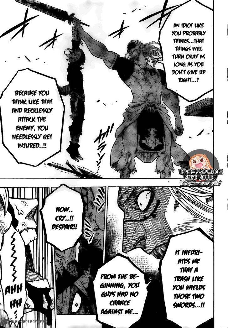 Black Clover Chapter 65 page 16 - Chapter 65: The Man That Doesn't Give Up