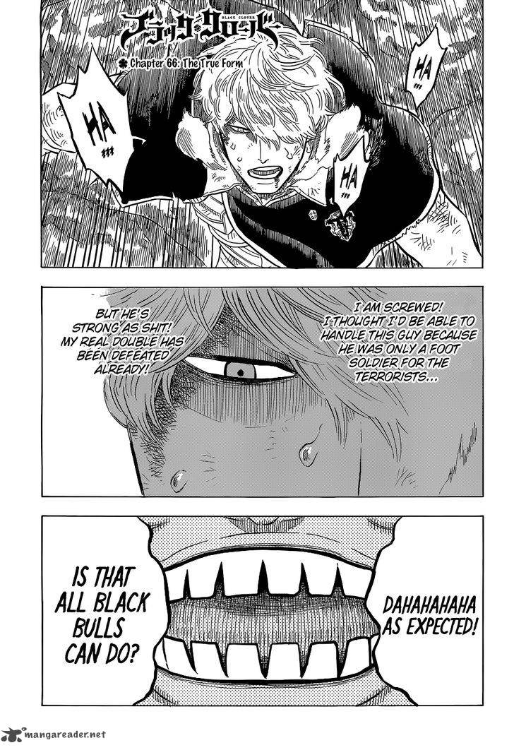 Black Clover Chapter 66 page 1 - Chapter 66: The True Form