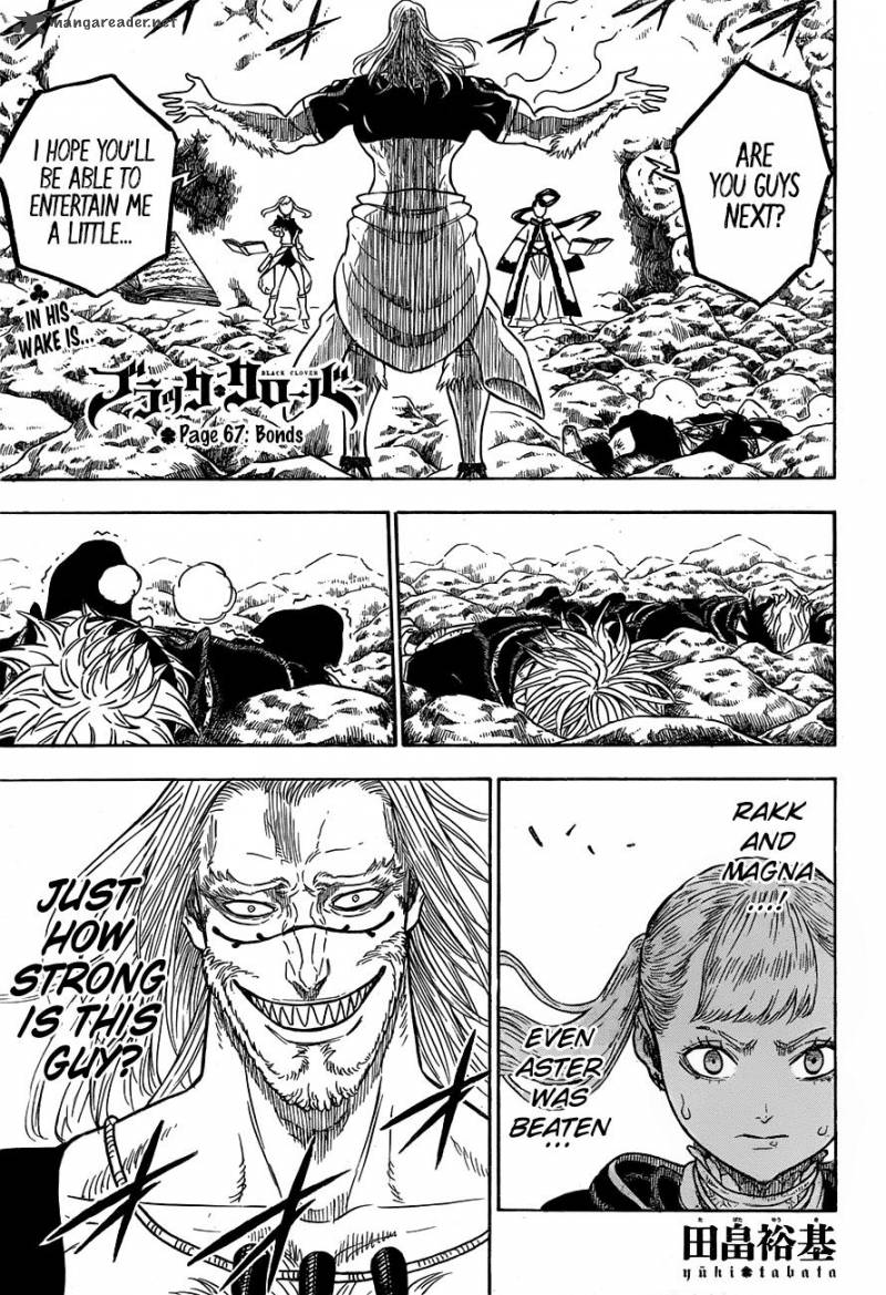Black Clover Chapter 67 page 1 - Chapter 67: Bonds