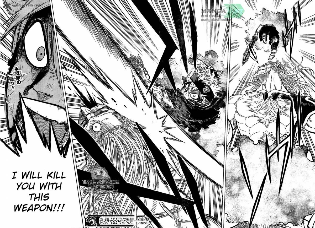 Black Clover Chapter 69 page 18 - Chapter 69: My Only Weapon