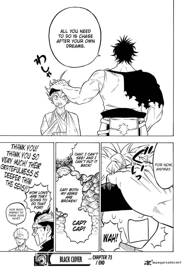 Black Clover Chapter 73 page 15 - Chapter 73: The End of Battle, the End of Despair