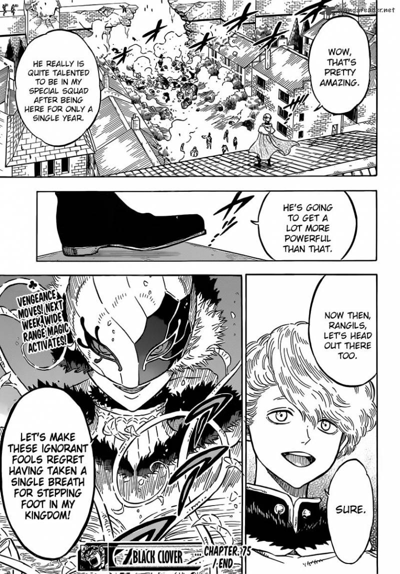 Black Clover Chapter 75 page 15 - Chapter 75: The Battle of Kiten