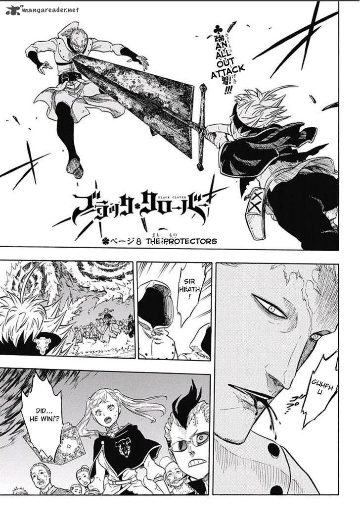 Black Clover Chapter 8 page 1 - Chapter 8: Those Who Protect