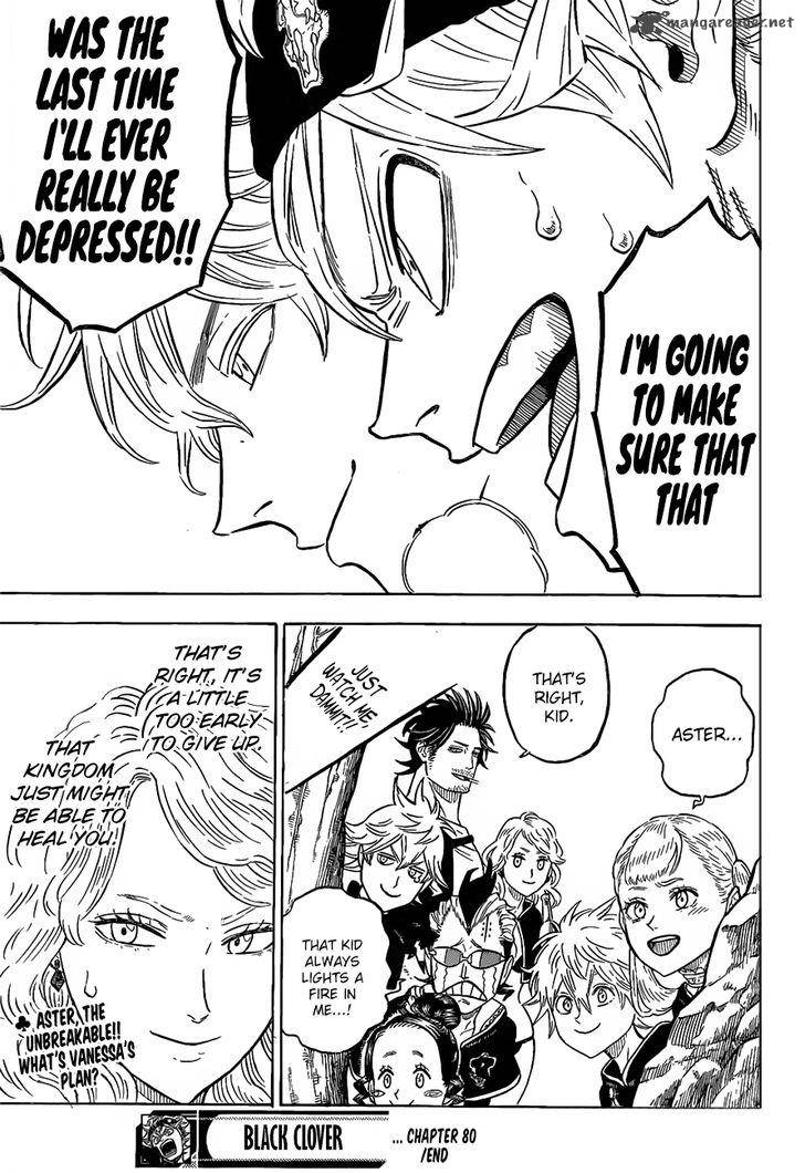 Black Clover Chapter 80 page 18 - Chapter 80: Never Again