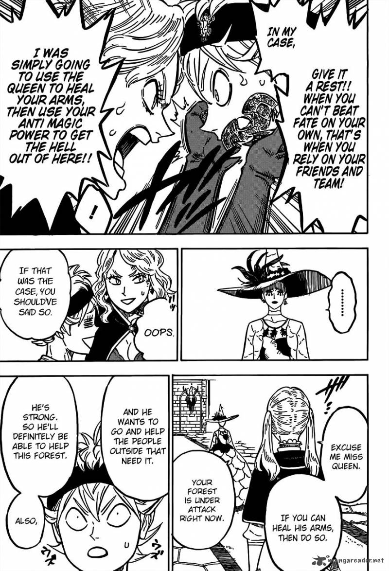 Black Clover Chapter 84 page 15 - Chapter 84: Decision at the Battlefield