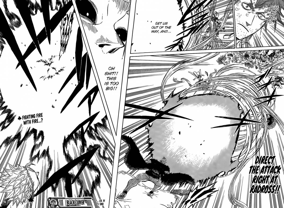 Black Clover Chapter 91 page 15 - Chapter 91: Fanatic Explosion