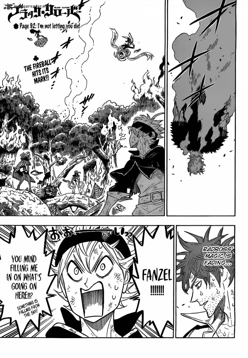 Black Clover Chapter 92 page 1 - Chapter 92: I Won't Let You Die