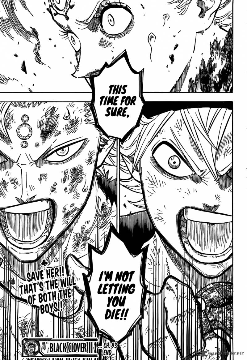 Black Clover Chapter 92 page 17 - Chapter 92: I Won't Let You Die