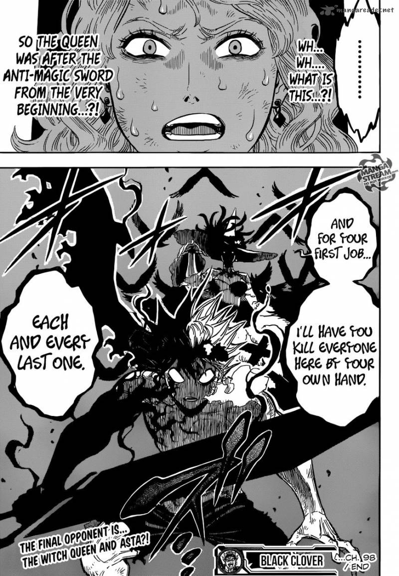 Black Clover Chapter 98 page 18 - Chapter 98: He Is Who He Is
