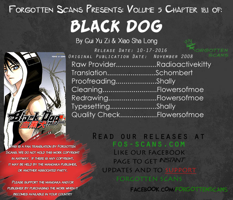 Black Dog Chapter 18.5 page 1 - Chapter 18.5