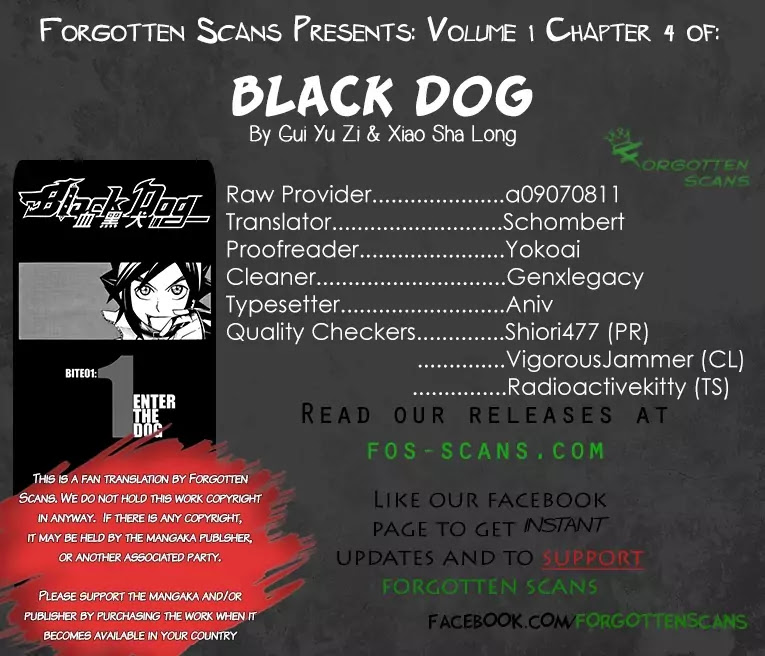 Black Dog Chapter 4 page 1 - Chapter 4 : Bark 04: Suck My Flying V.