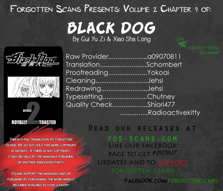 Black Dog Chapter 9 page 1 - Chapter 9 : Let There Be Blood