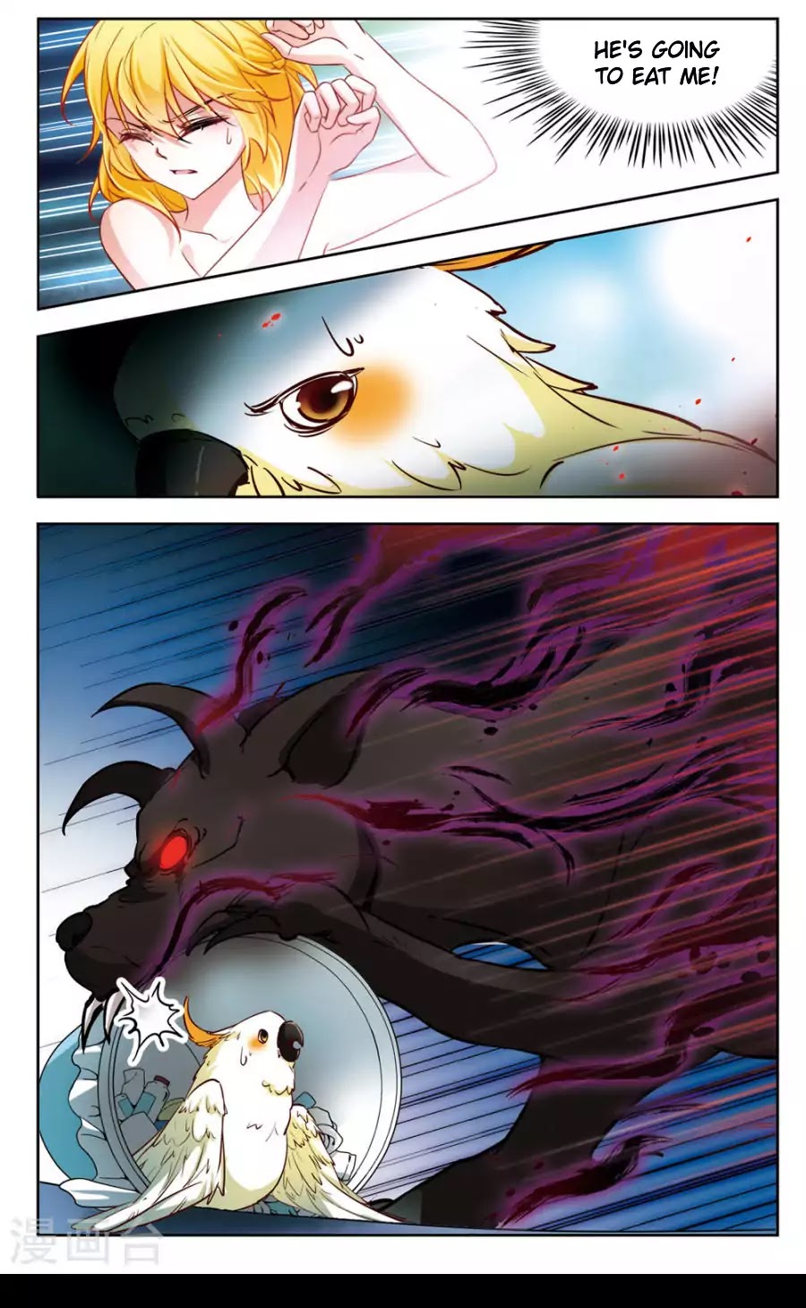 Black Feather Love Song Chapter 2 page 14 - Chapter 2: Help Me! I Turned Into a Parrot!?