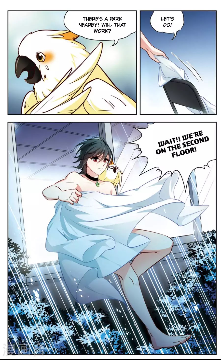 Black Feather Love Song Chapter 2 page 21 - Chapter 2: Help Me! I Turned Into a Parrot!?