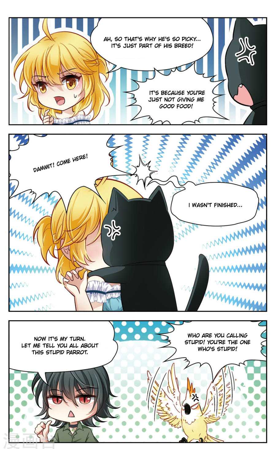 Black Feather Love Song Chapter 8.5 page 3 - Chapter 8.5: Fun Facts About Pets: Lesson 1