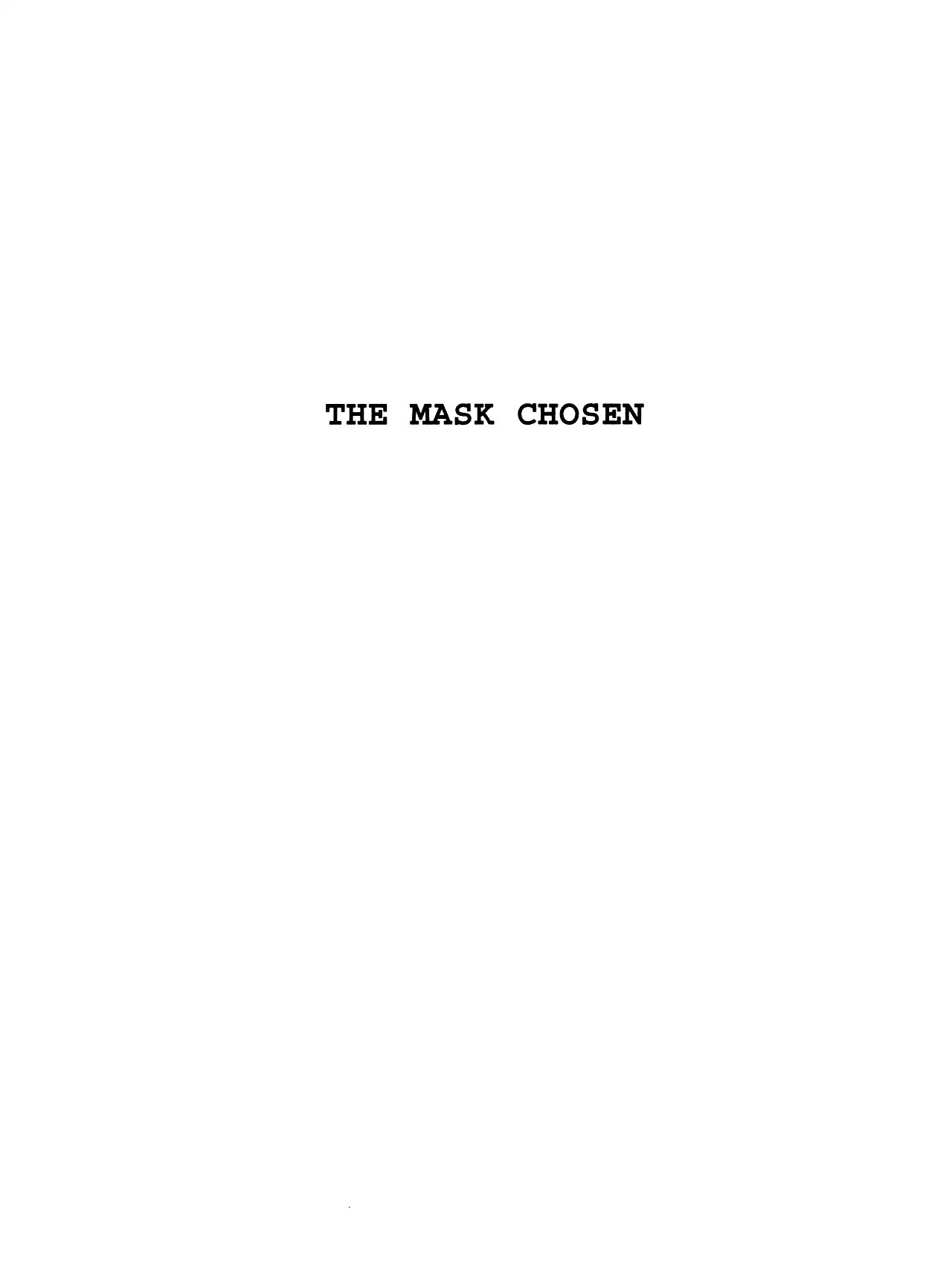 Black Jack Chapter 10.2 page 1 - Vol.10 Chapter 2: The Mask Chosen