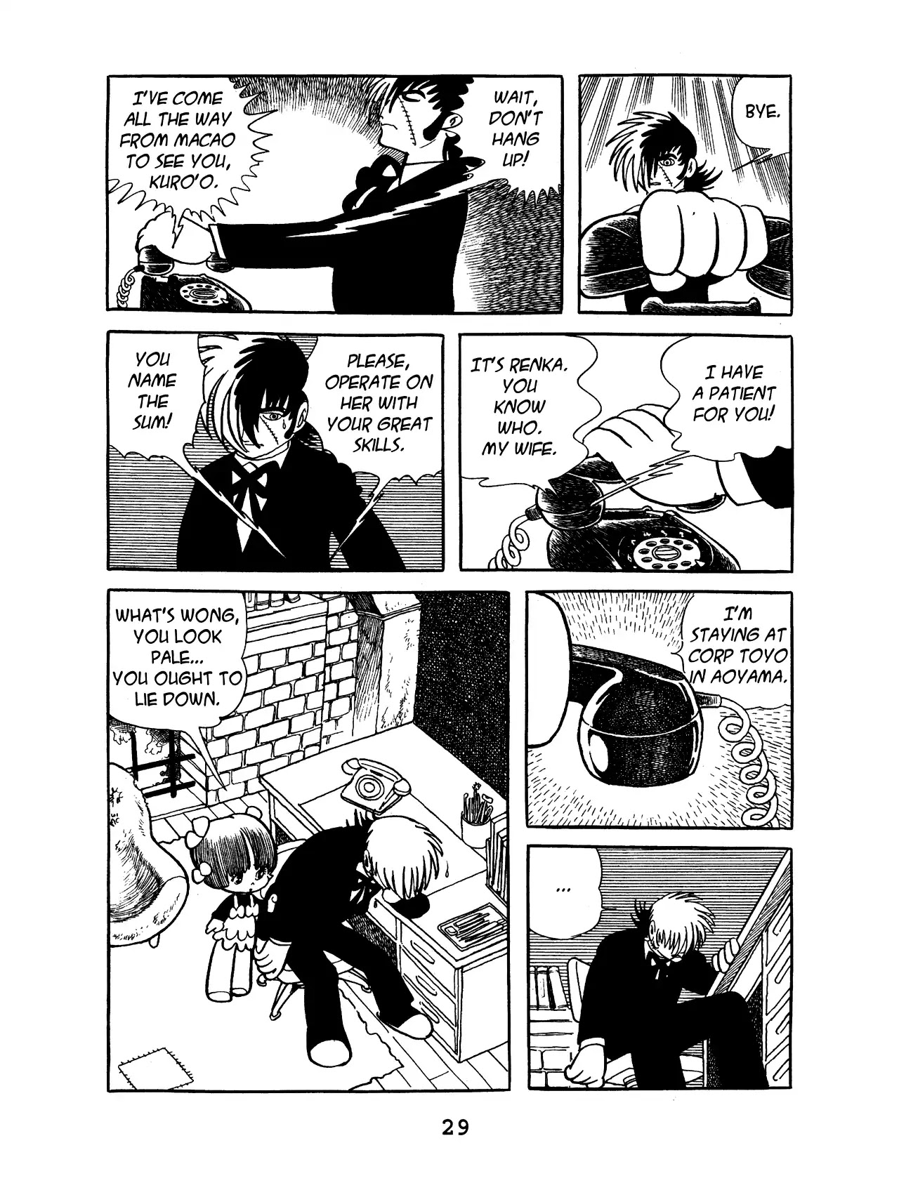 Black Jack Chapter 10.2 page 3 - Vol.10 Chapter 2: The Mask Chosen