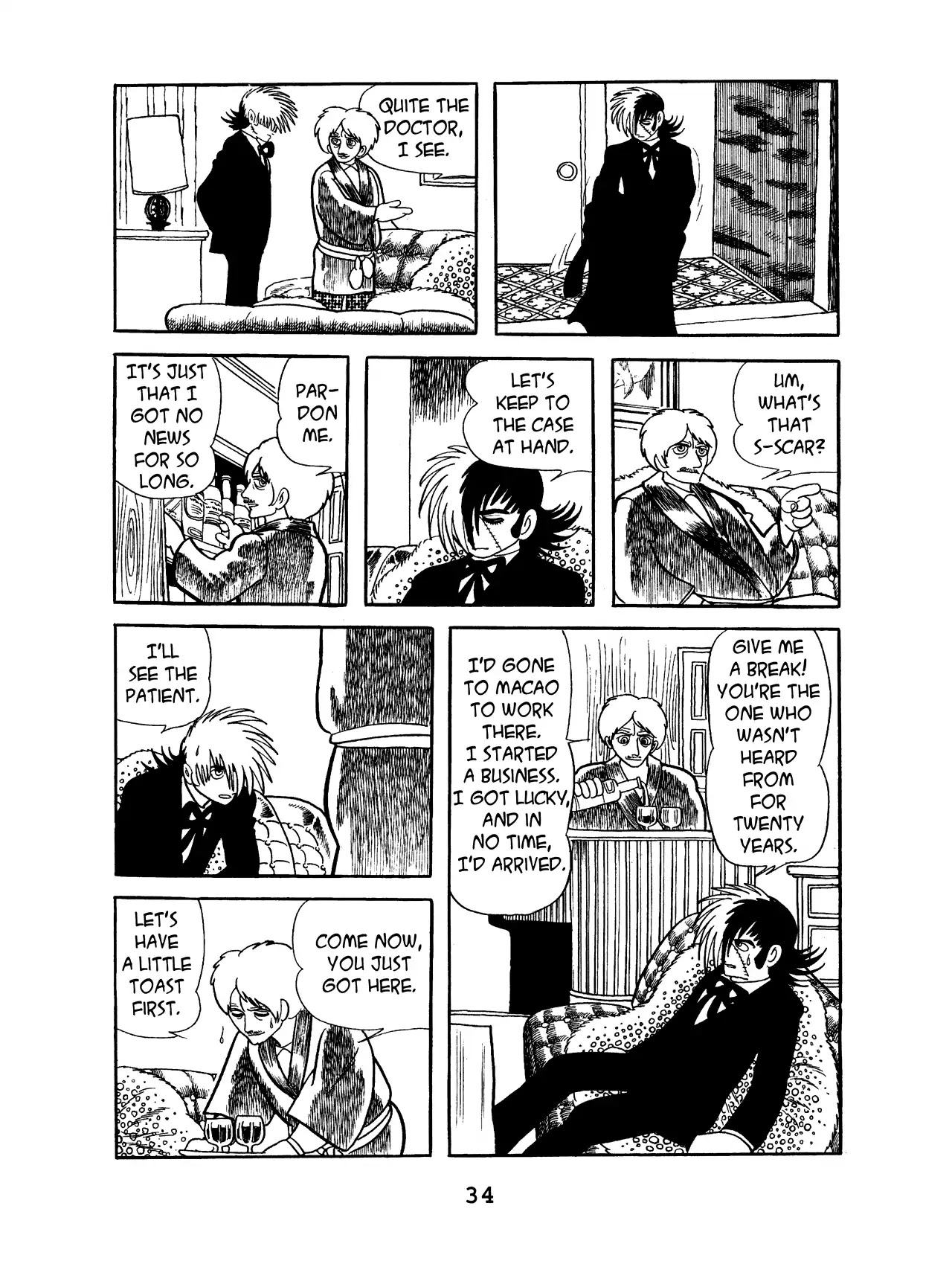 Black Jack Chapter 10.2 page 8 - Vol.10 Chapter 2: The Mask Chosen