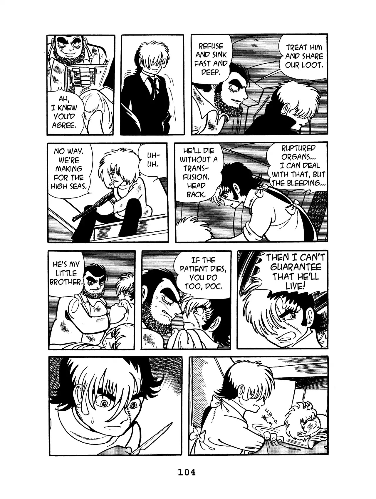 Black Jack Chapter 10.5 page 6 - Vol.10 Chapter 5: Strangers At Sea