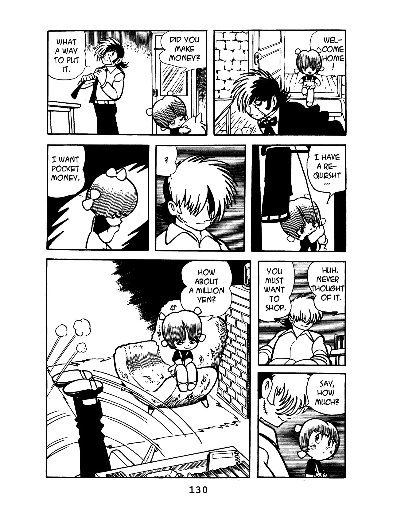 Black Jack Chapter 10.6 page 8 - Vol.10 Chapter 6: Pinoko Returns