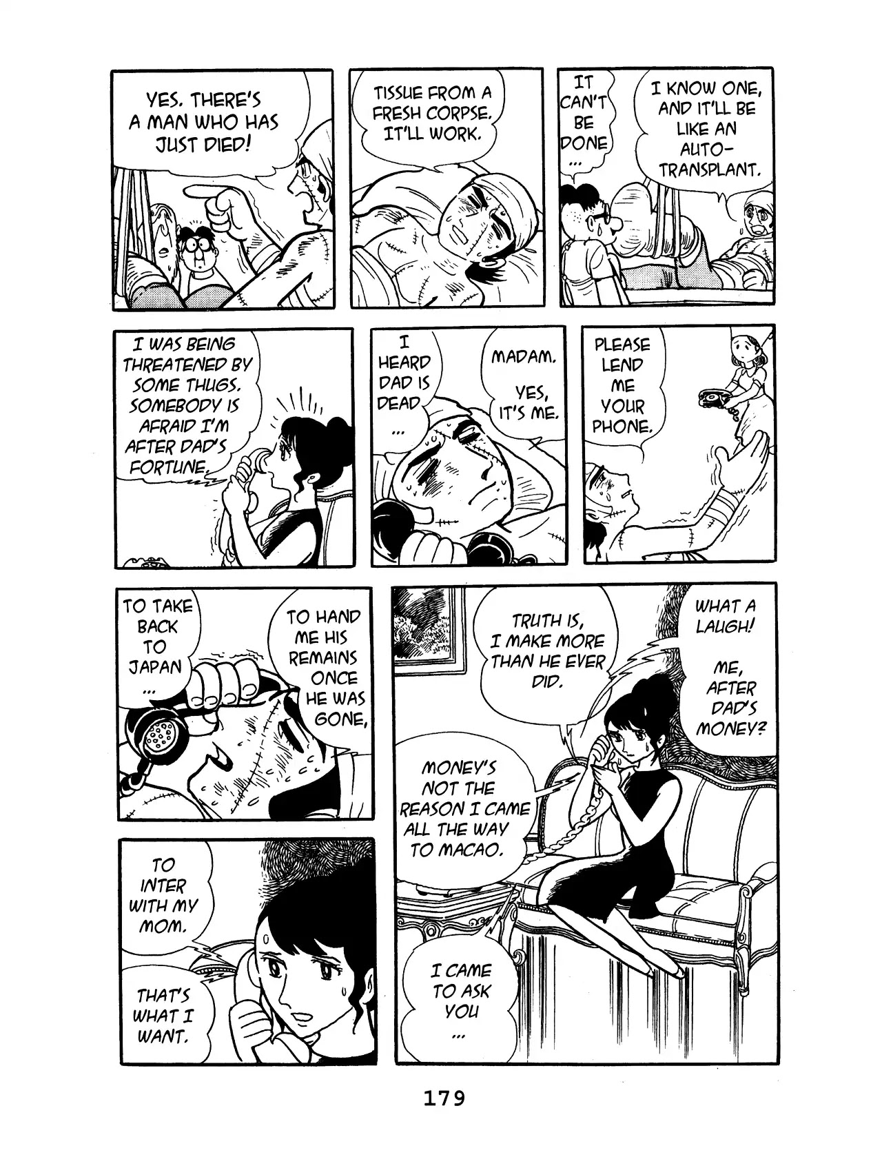 Black Jack Chapter 10.8 page 15 - Vol.10 Chapter 8: Flesh And Blood