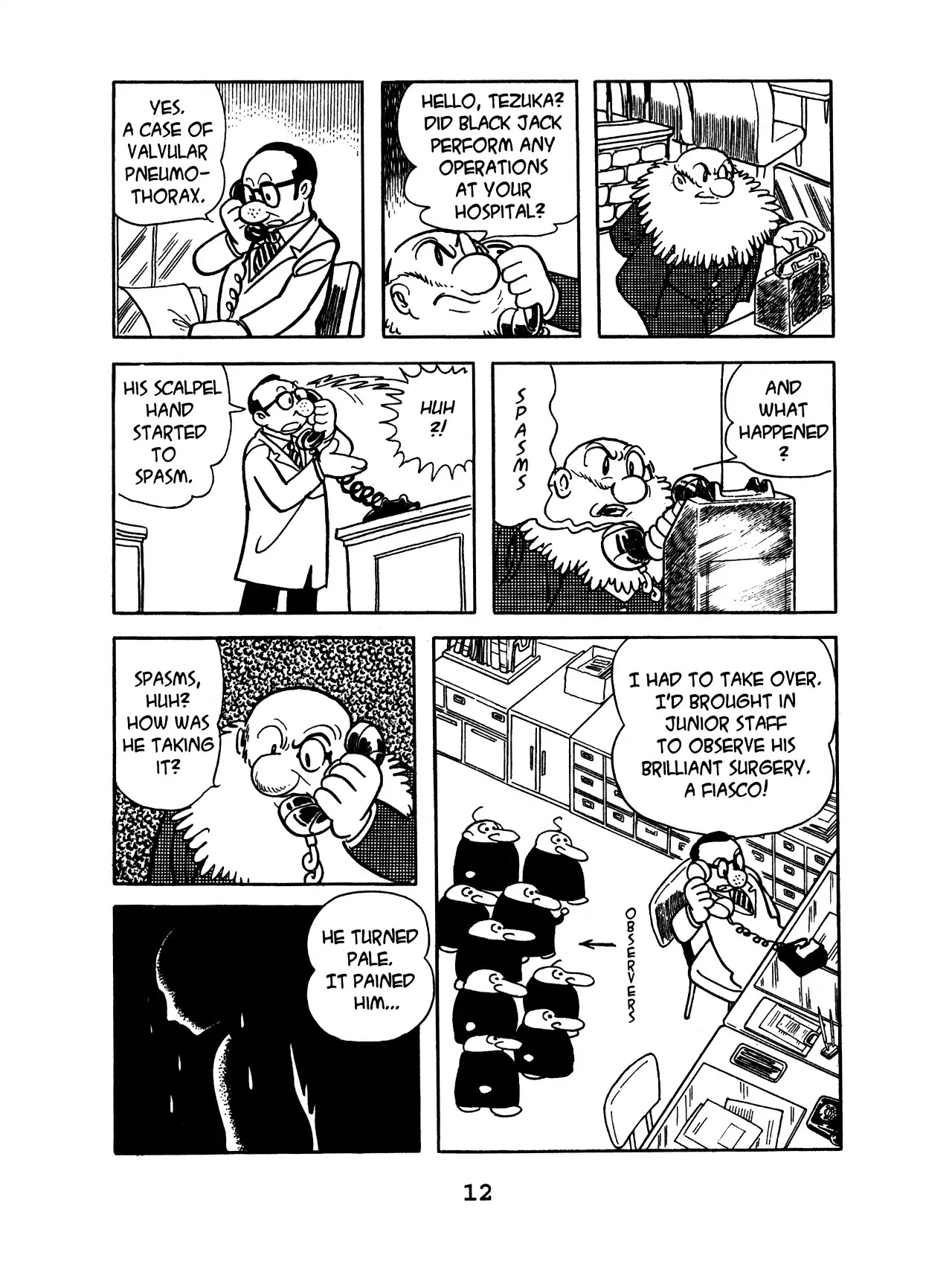 Black Jack Chapter 11.1 page 13 - Vol.11 Chapter 1: Spasm
