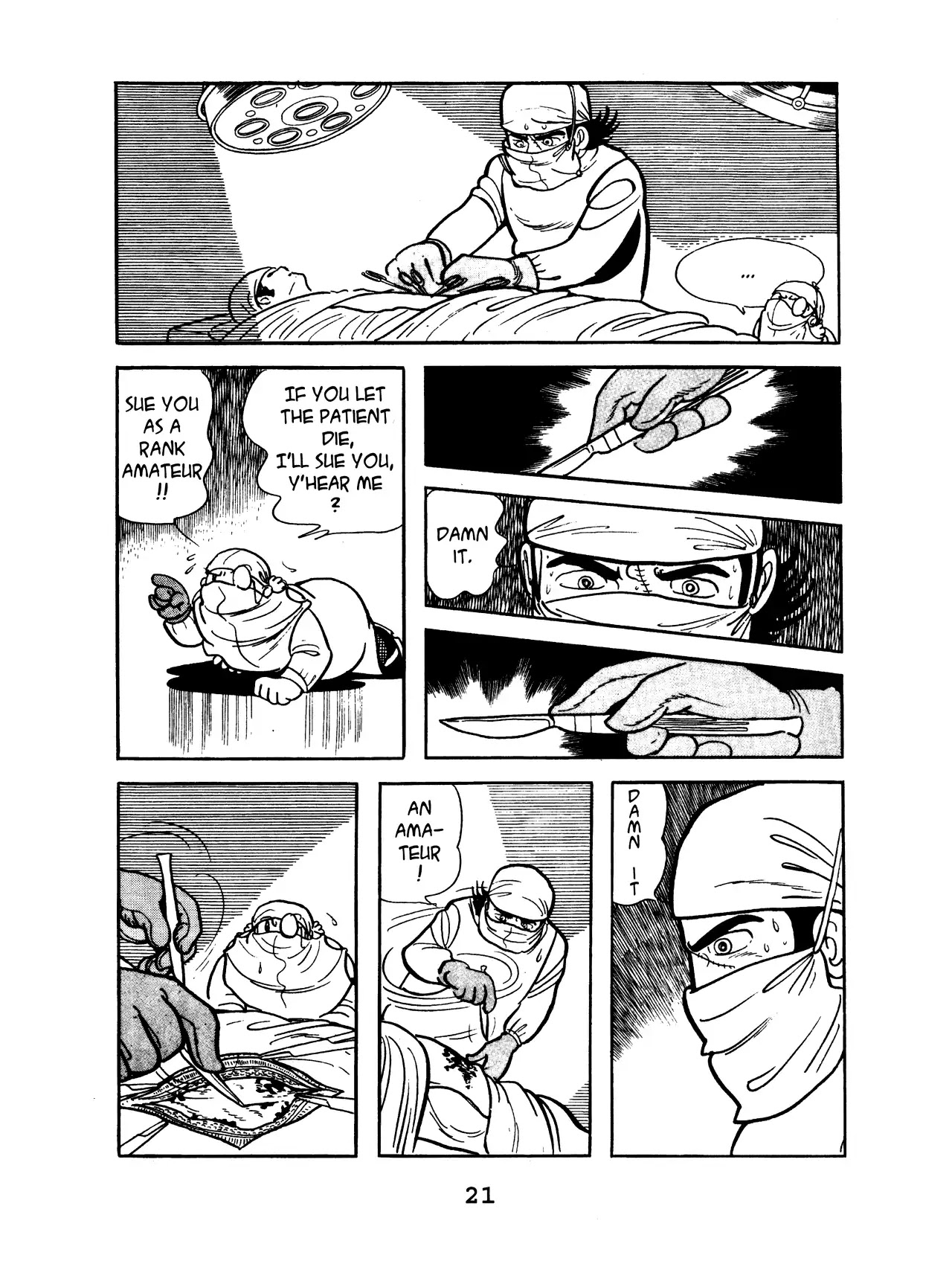 Black Jack Chapter 11.1 page 22 - Vol.11 Chapter 1: Spasm