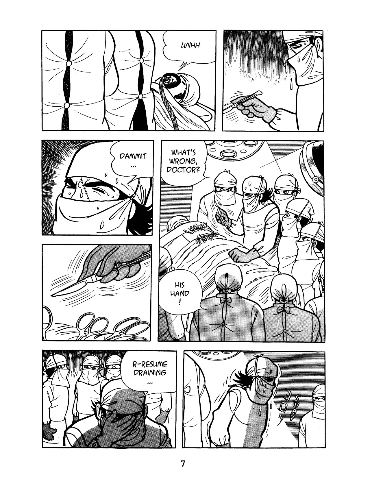 Black Jack Chapter 11.1 page 8 - Vol.11 Chapter 1: Spasm